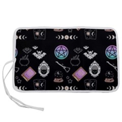 Pastel Goth Witch Pen Storage Case (m) by NerdySparkleGoth