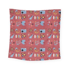 50s Red Square Tapestry (small) by NerdySparkleGoth