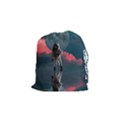 Astronaut-moon-space-nasa-planet Drawstring Pouch (Small) View1