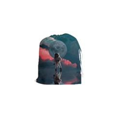 Astronaut-moon-space-nasa-planet Drawstring Pouch (xs) by Sudhe