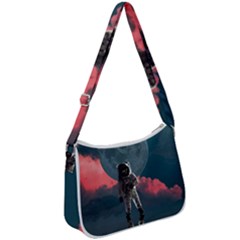 Astronaut-moon-space-nasa-planet Zip Up Shoulder Bag by Sudhe