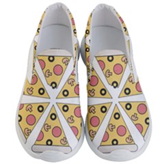Pizza-slice-food-italian Men s Lightweight Slip Ons by Sudhe