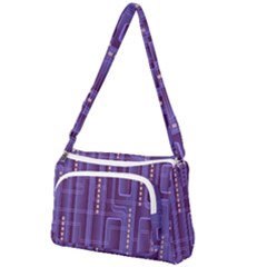 Background-non-seamless-pattern Front Pocket Crossbody Bag by Sudhe