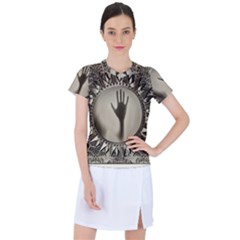 Mirror-mirror-of-souls-magic-mirror Women s Sports Top by Sudhe