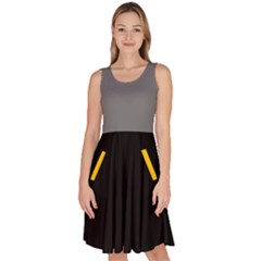 Star Trek Engineering Skater Dress With Pockets by InnBetween