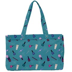 Manicure Supplies  Nail Polish Canvas Work Bag by SychEva