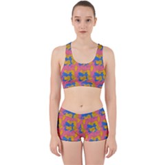 Abstract Painting Work It Out Gym Set by SychEva