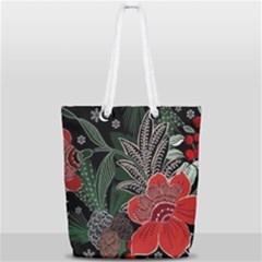 Floral Full Print Rope Handle Tote (small) by Sparkle