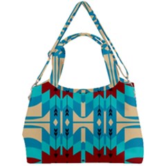 Shapes Rows Double Compartment Shoulder Bag by LalyLauraFLM