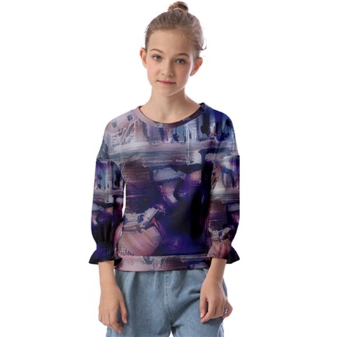 Fog-1-1 Kids  Cuff Sleeve Top by bestdesignintheworld