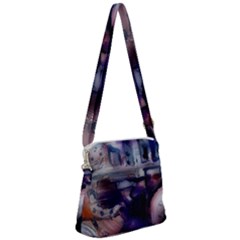 Fog-1-1 Zipper Messenger Bag by bestdesignintheworld