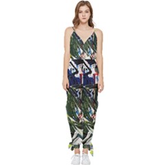 Snow In A City-1-1 Sleeveless Tie Ankle Jumpsuit by bestdesignintheworld