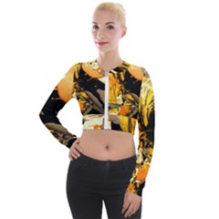 Before The Easter-1-1 Long Sleeve Cropped Velvet Jacket by bestdesignintheworld