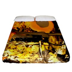 Before The Easter-1-4 Fitted Sheet (queen Size) by bestdesignintheworld