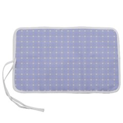 Lighblu Plaid Small Pen Storage Case (s) by snowwhitegirl