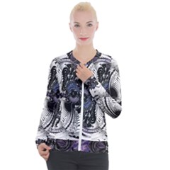 Twin Migraines Casual Zip Up Jacket by MRNStudios
