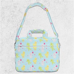 My Adventure Blue Macbook Pro Shoulder Laptop Bag  by thePastelAbomination