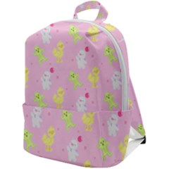 Pastel Adventure Zip Up Backpack by thePastelAbomination
