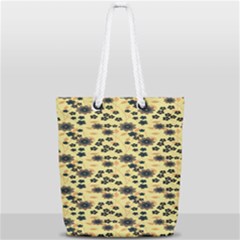 Floral Full Print Rope Handle Tote (small) by Sparkle