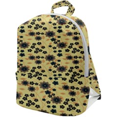Floral Zip Up Backpack by Sparkle