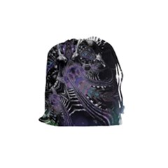 When Gears Turn Drawstring Pouch (medium) by MRNStudios