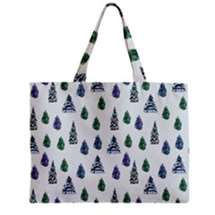 Coniferous Forest Zipper Mini Tote Bag by SychEva