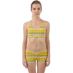 Cartoon Pattern Back Web Gym Set by Sparkle