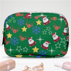 Santa Green Make Up Pouch (small) by NerdySparkleGoth