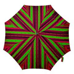 Warped Stripy Dots Hook Handle Umbrellas (medium) by essentialimage365