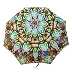 375 Chroma Digital Art Custom Folding Umbrellas by Drippycreamart