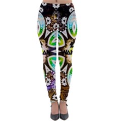 375 Chroma Digital Art Custom Lightweight Velour Leggings by Drippycreamart
