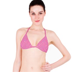 Sweet Christmas Candy Bikini Top by SychEva