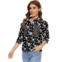 Skullmusician Women s Quarter Sleeve Pocket Shirt View3