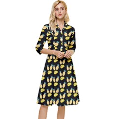 Pinelips Classy Knee Length Dress by Sparkle