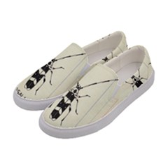 Banded Alder Borer  Women s Canvas Slip Ons by Limerence