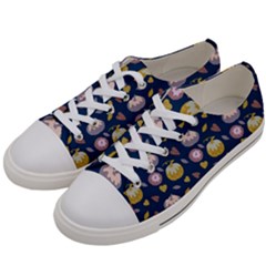 Autumn Pumpkins Men s Low Top Canvas Sneakers by SychEva
