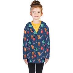 Jugs And Vases Kids  Double Breasted Button Coat by SychEva
