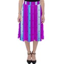 Warped Stripy Dots Classic Midi Skirt View1