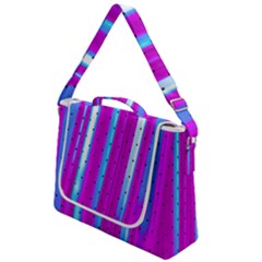 Warped Stripy Dots Box Up Messenger Bag by essentialimage365