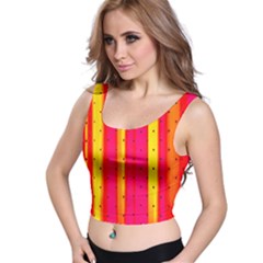 Warped Stripy Dots Crop Top by essentialimage365