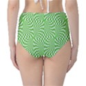Illusion Waves Pattern Classic High-Waist Bikini Bottoms View2