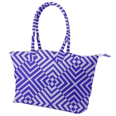 Illusion Waves Pattern Canvas Shoulder Bag by Sparkle