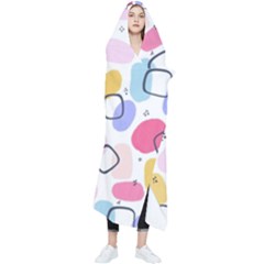 Abstract Multicolored Shapes Wearable Blanket by SychEva