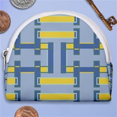 Abstract Pattern Geometric Backgrounds   Horseshoe Style Canvas Pouch by Eskimos
