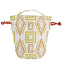 Abstract pattern geometric backgrounds   Drawstring Bucket Bag View2