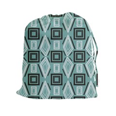Abstract Geometric Design   Geometric Fantasy   Drawstring Pouch (2xl) by Eskimos