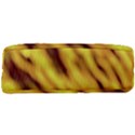 Yellow  Waves Abstract Series No8 Full Print Rope Handle Tote (Large) View3
