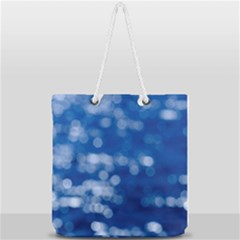 Light Reflections Abstract No2 Full Print Rope Handle Tote (large) by DimitriosArt