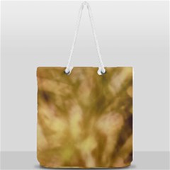 Orange Papyrus Abstract Full Print Rope Handle Tote (large) by DimitriosArt