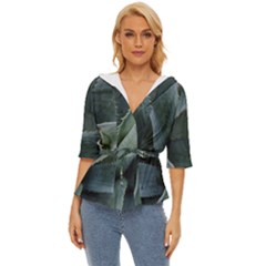 The Agave Heart Under The Light Lightweight Drawstring Hooded Top by DimitriosArt